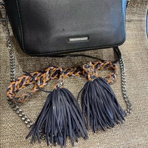 Rebecca Minkoff Black Leather Crossbody Bag NWOT